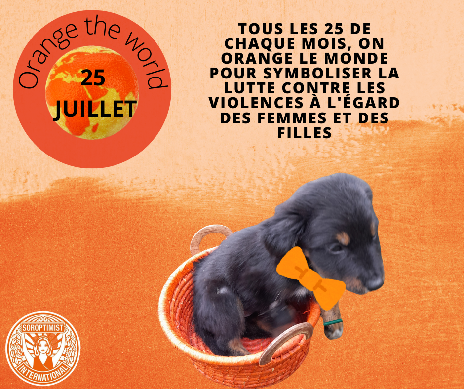 25 juillet : on orange le monde